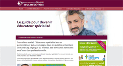 Desktop Screenshot of devenir-educateur.fr